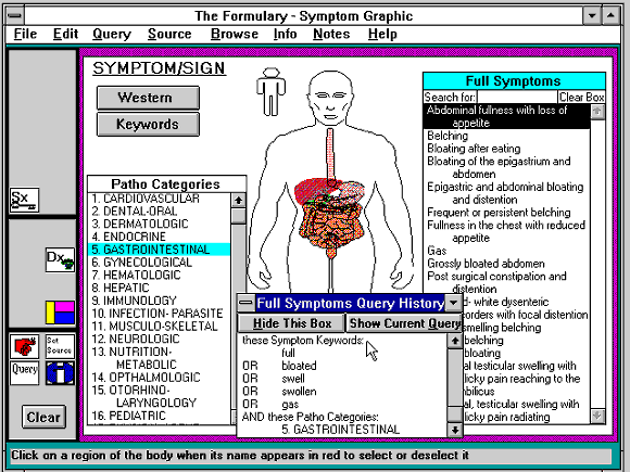 Screen shot from The Formulary; 38K